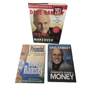 Dave Ramsey's Financial Peace University FPU Set /3 Books Total Money Makeover